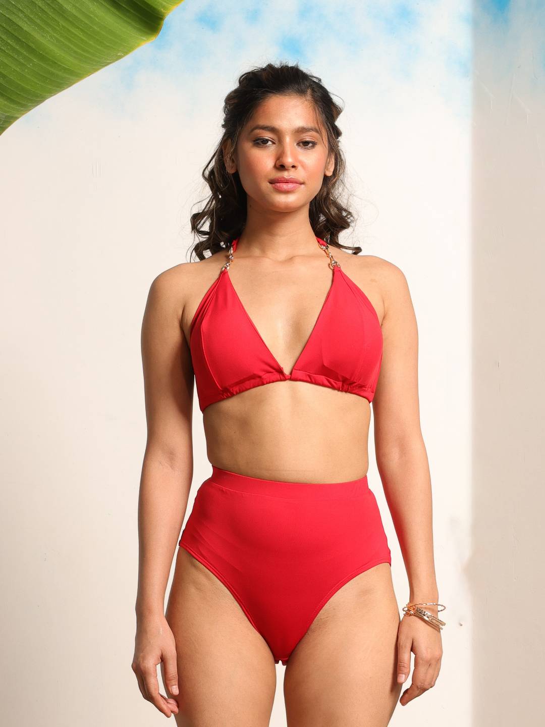 Chopped Chilli Red Bikini Set