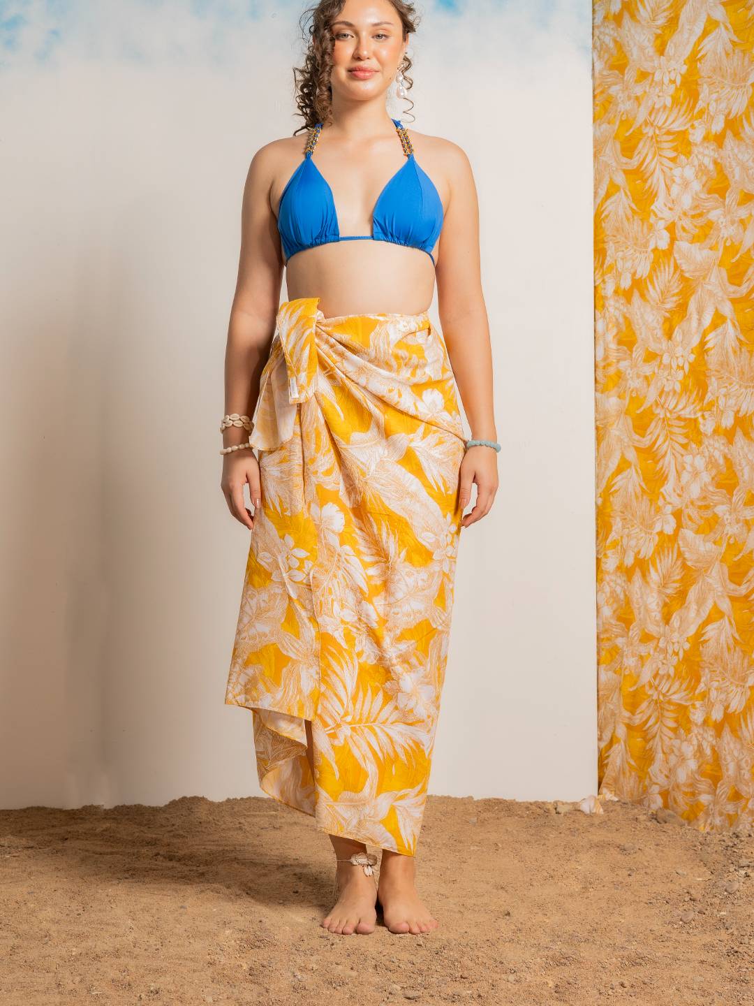 Tropical Printed Sarong