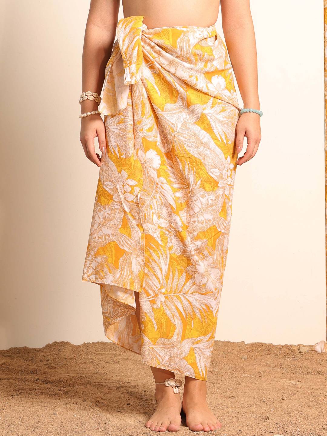 Tropical Printed Sarong